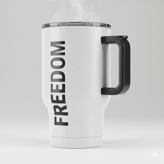 Travel Mug With a Handle