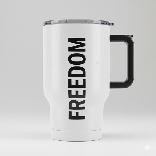 Travel Mug With a Handle